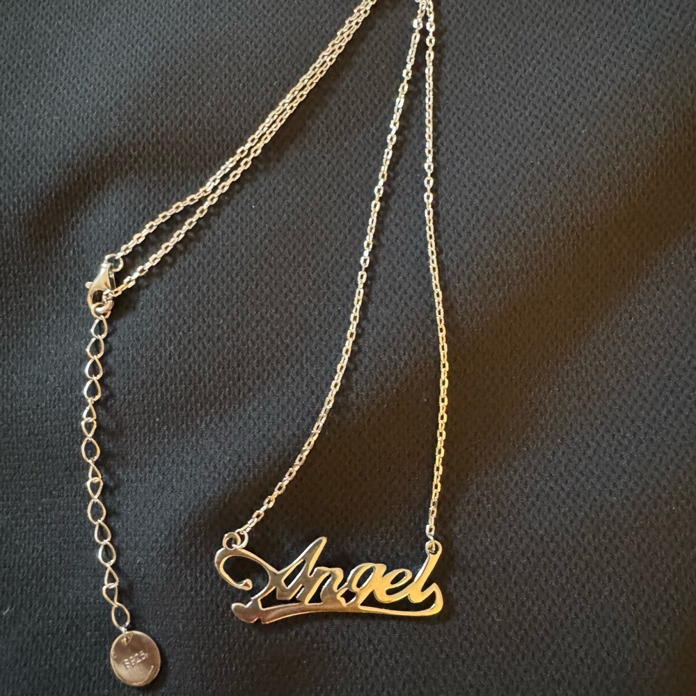 Gold 'Angel' Pendant Necklace